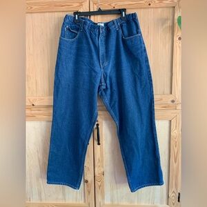 L.L. Bean Blue Relaxed Jeans Comfort Waist Classic Denim 40x30